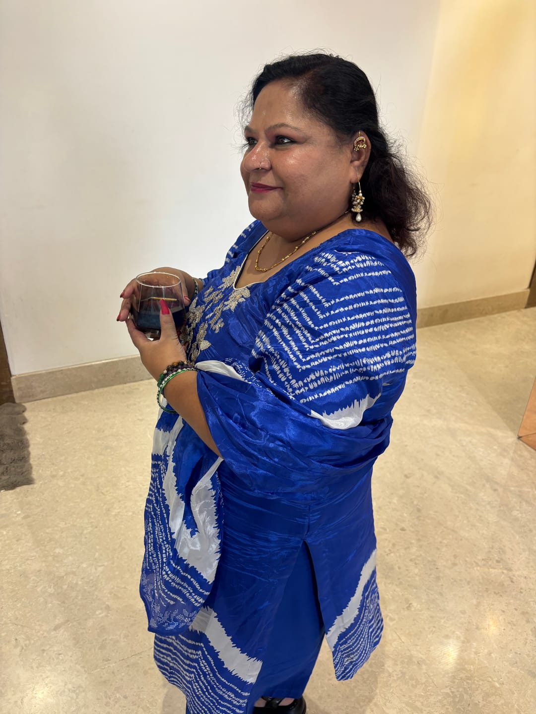 Customer photo review of Shruti 22k Gold Plated Earcuff