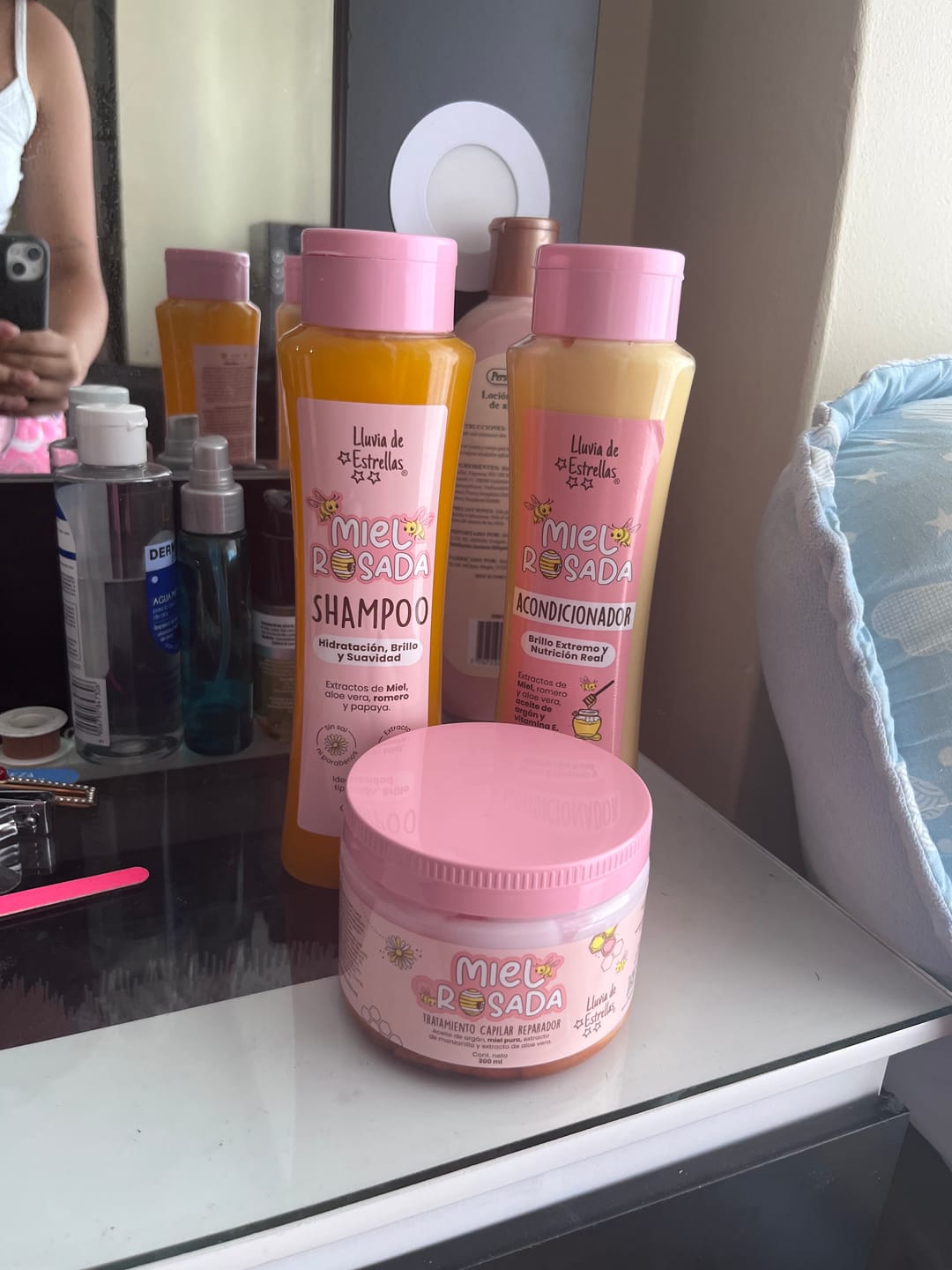 Customer photo review of LINEA MIEL ROSADA