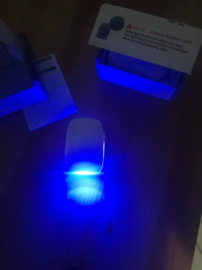 Customer photo review of Dispositivo Láser Micoval