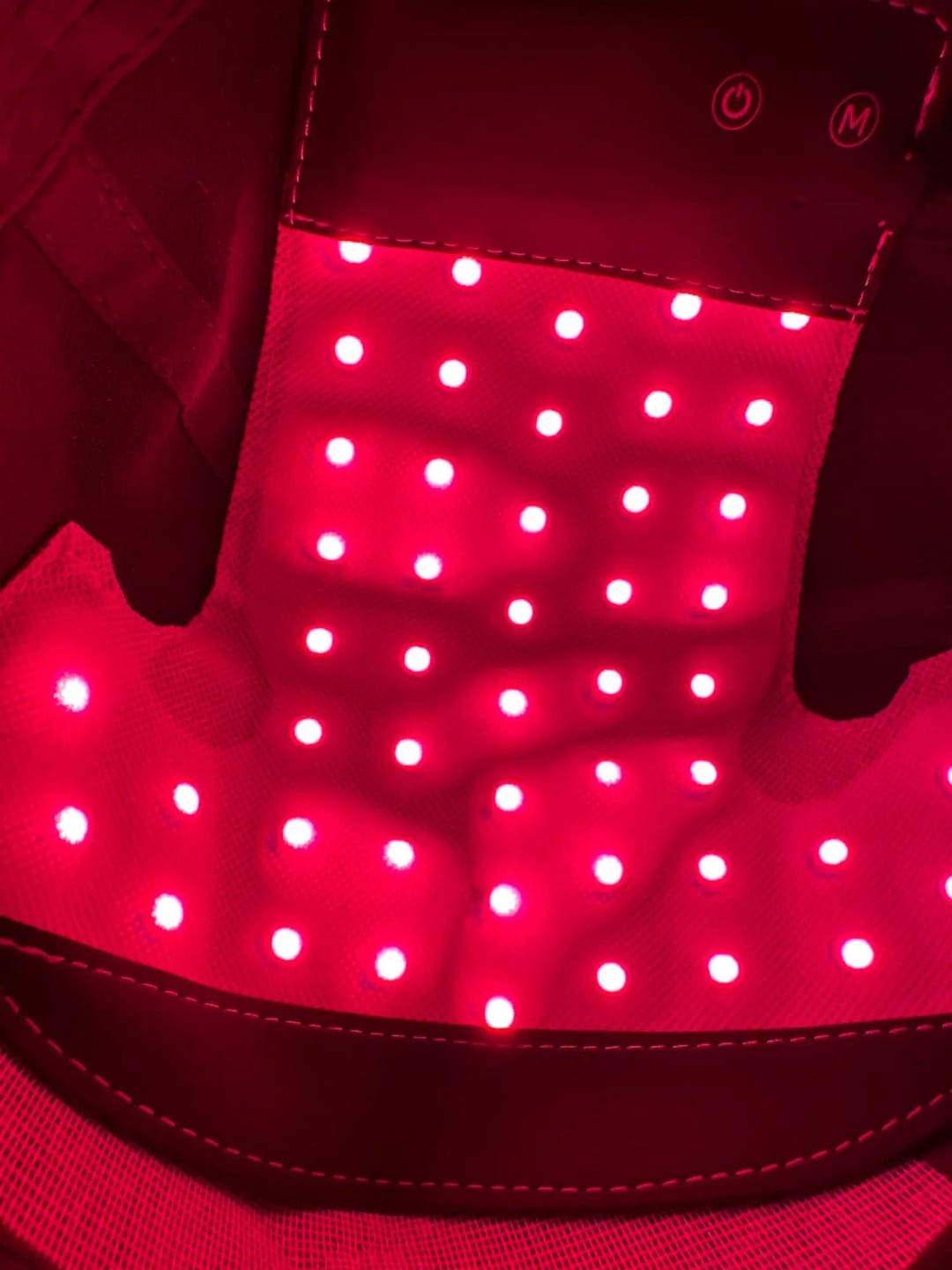 Customer photo review of Red Light Therapy Cap™ – LED Light Therapy for Skin & Scalp