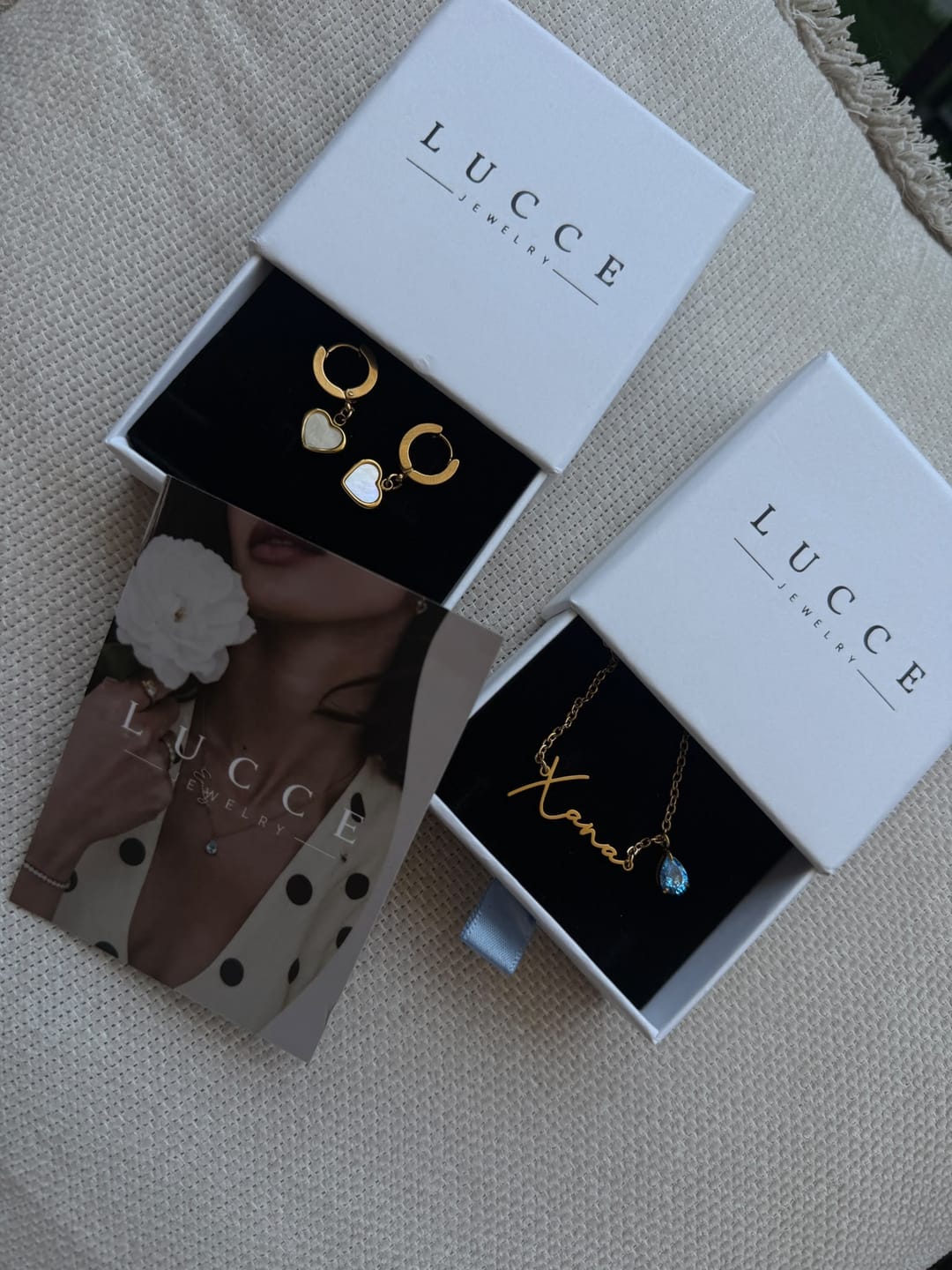 Customer photo review of Lucce Signature Necklace