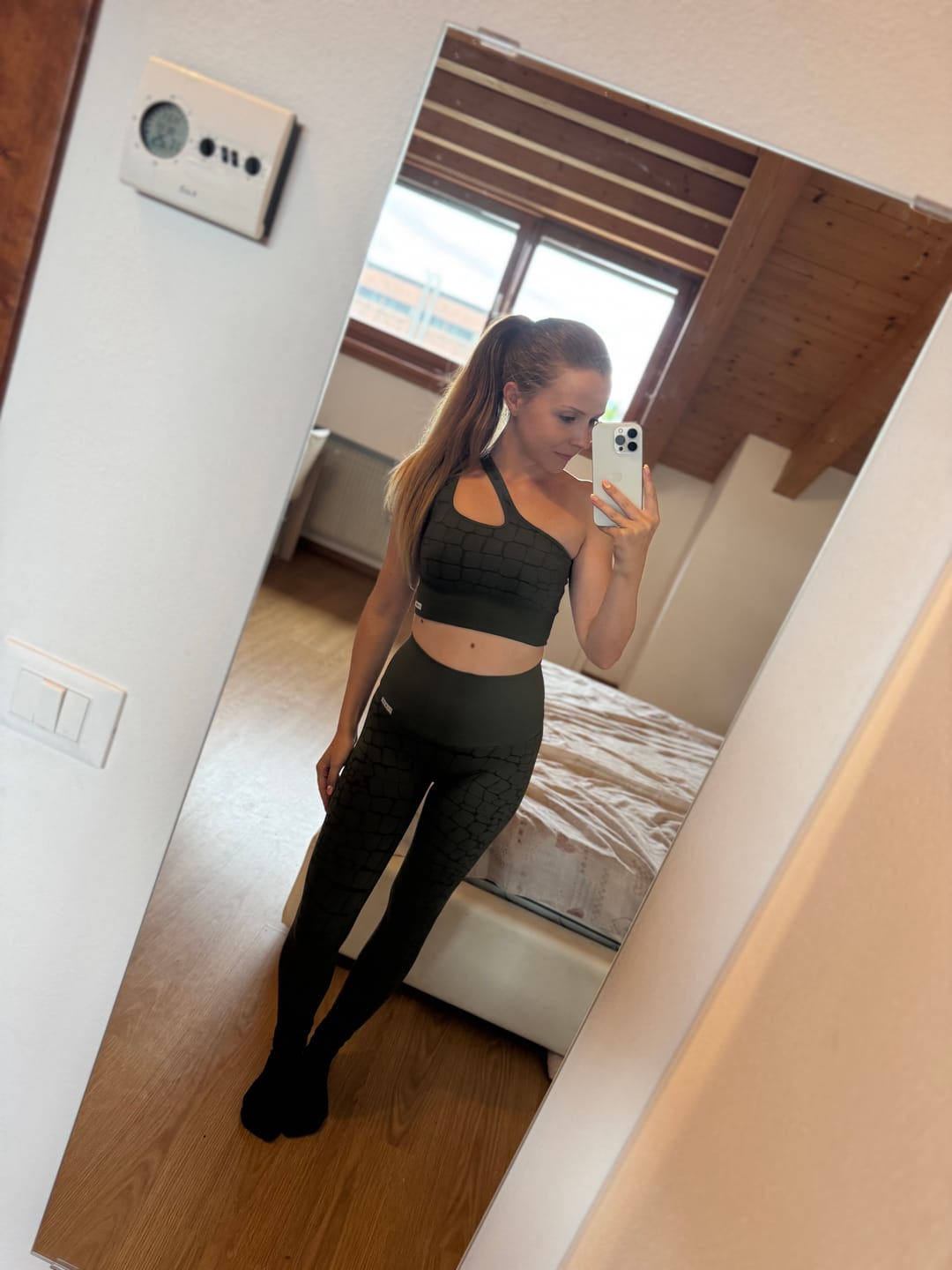 Customer photo review of Leggings Push Up All-up Cocco Verde