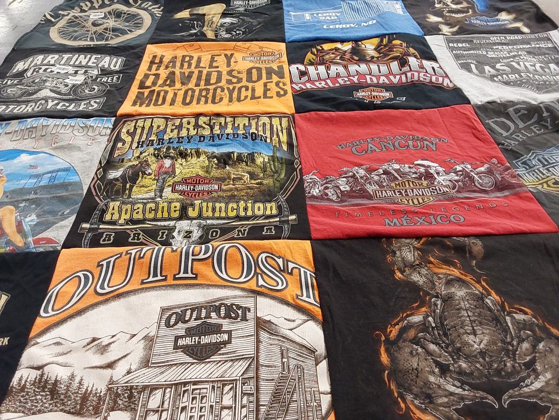 Customer photo review of Project Repat T-Shirt Quilt