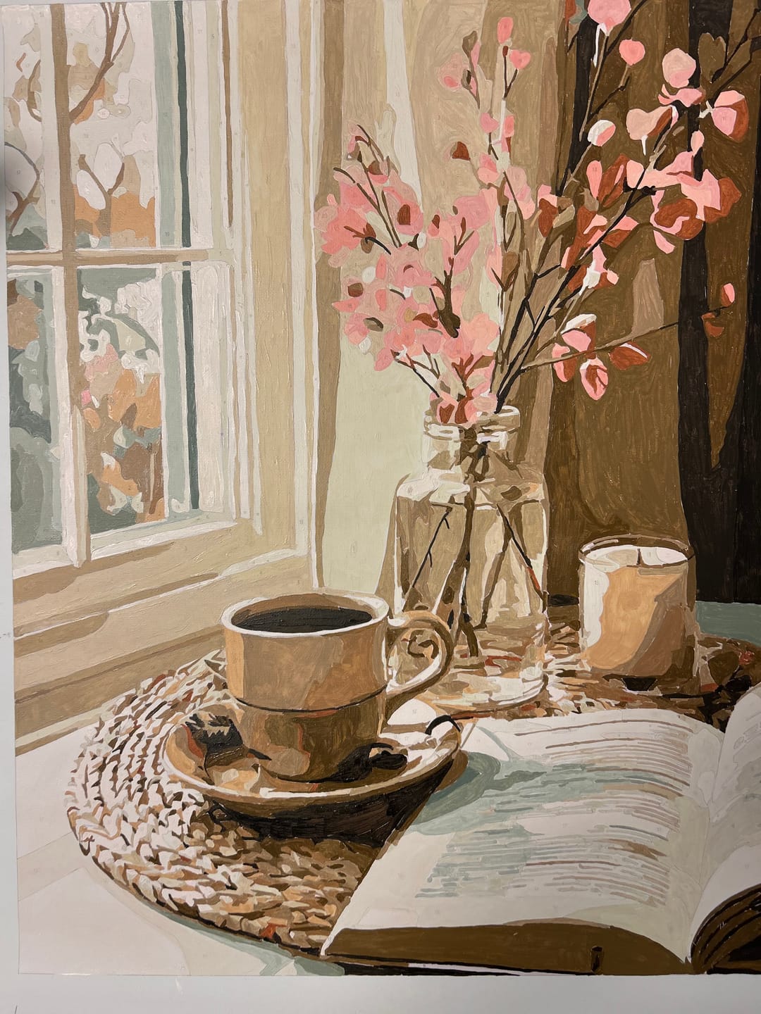 Customer photo review of Malen nach Zahlen - Interieur in Beige