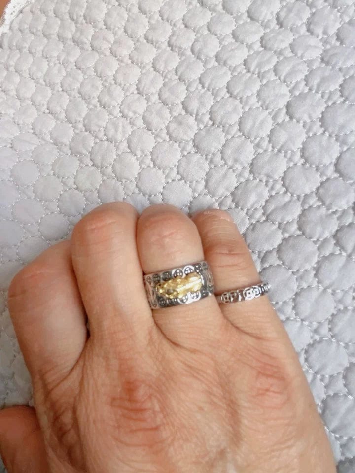 Customer photo review of FREE Today: FengShui Pixiu Mantra Ring for Wealth Success & Protection