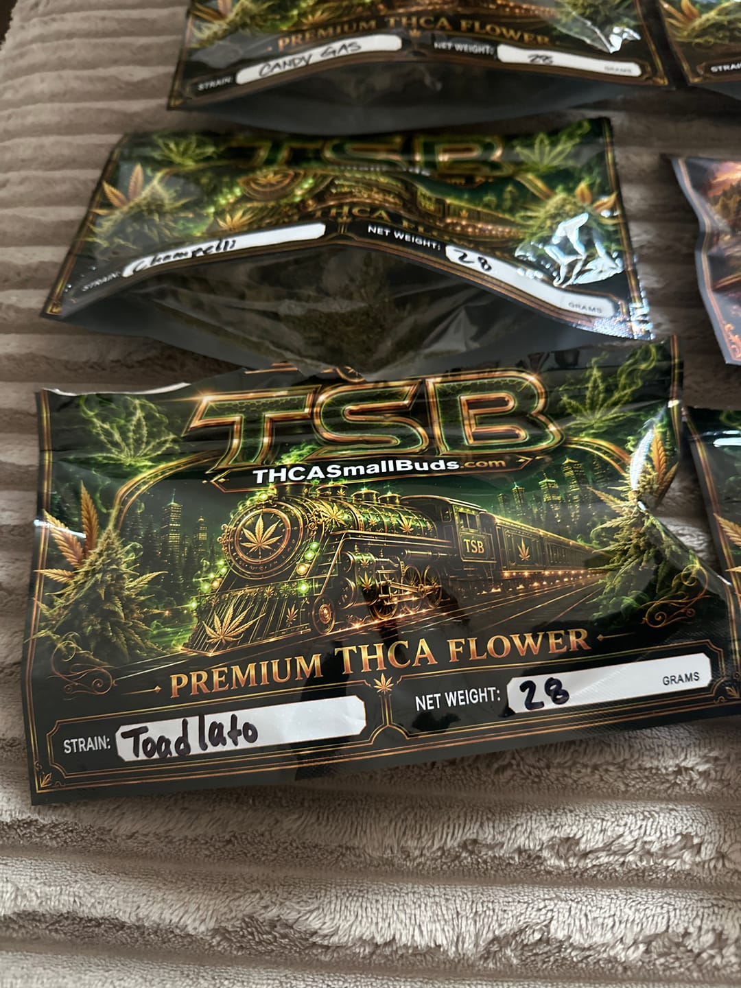 Customer photo review of Toadlato THCA Flower