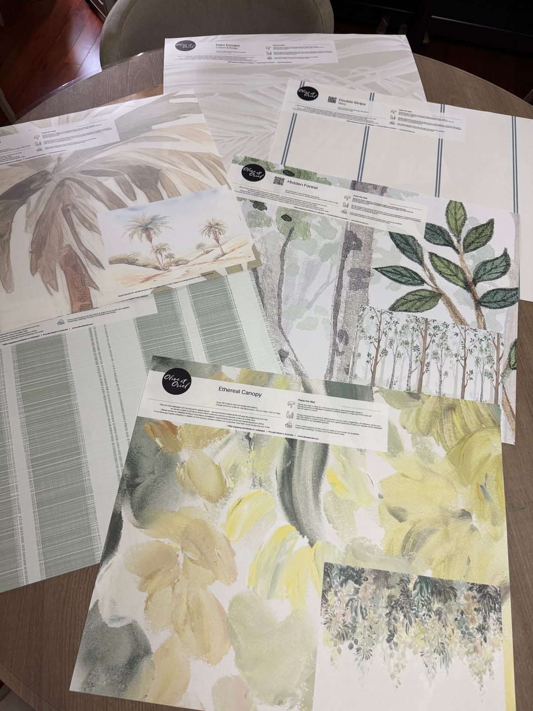Customer photo review of Hidden Forest Wallpaper Mural