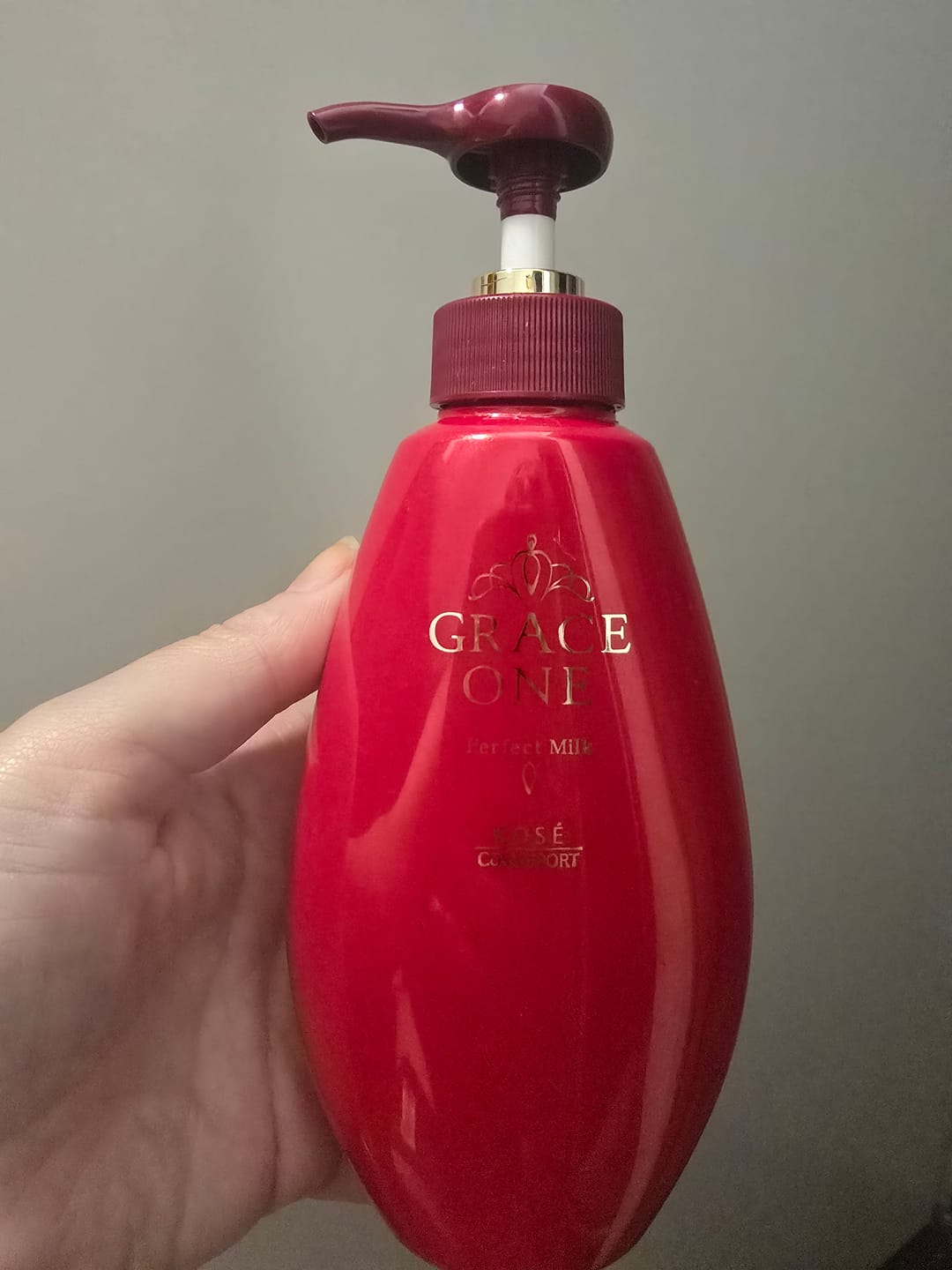 Customer photo review of Kose Grace One Perfect Milk Skin Moisturizer 230ml