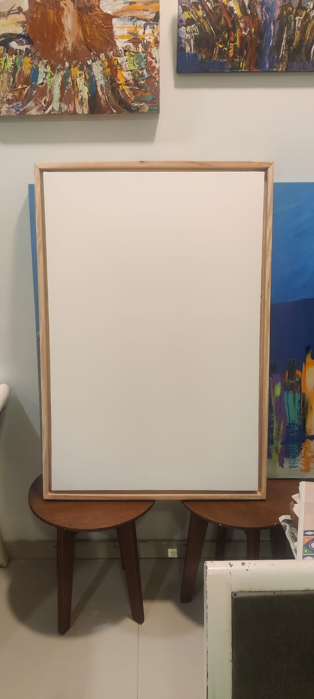 Customer photo review of Pro Series Artist Grade 440 GSM Canvas with Floating Frame