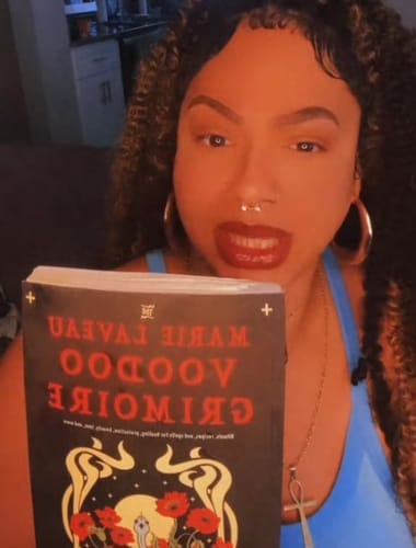 Customer photo review of The Marie Laveau Voodoo Grimoire