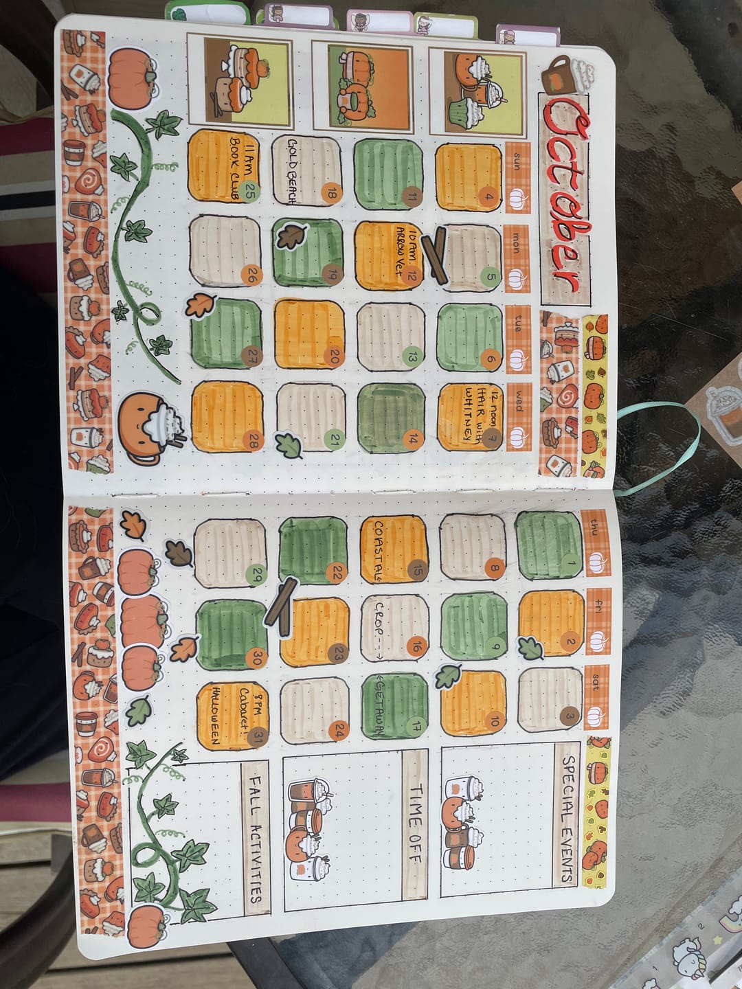 Customer photo review of All the Pumpkin Spice Sticker Sheet