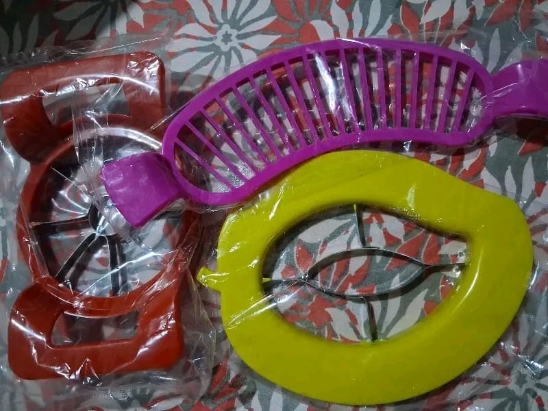 Customer photo review of 3-in-1 Fruit Slicer & Cutter Combo | For Apple, Pears, Orange, Mango & Banana