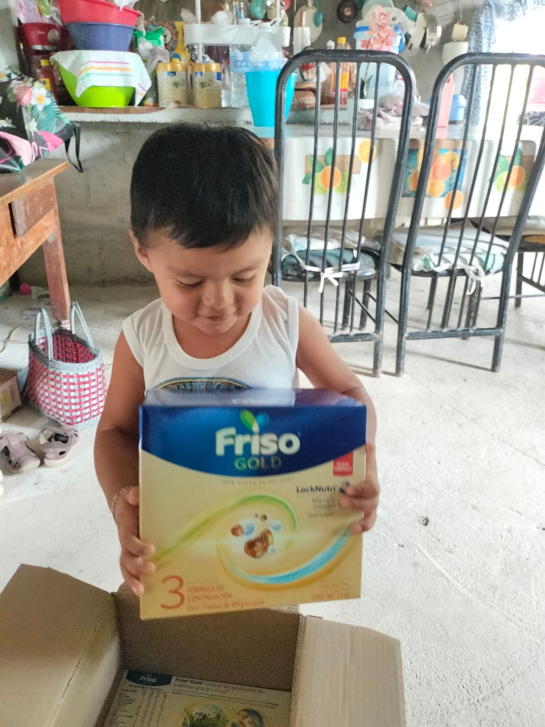 Customer photo review of Friso Gold 3 (1-3 Años) 3 Pack 3.6 Kg