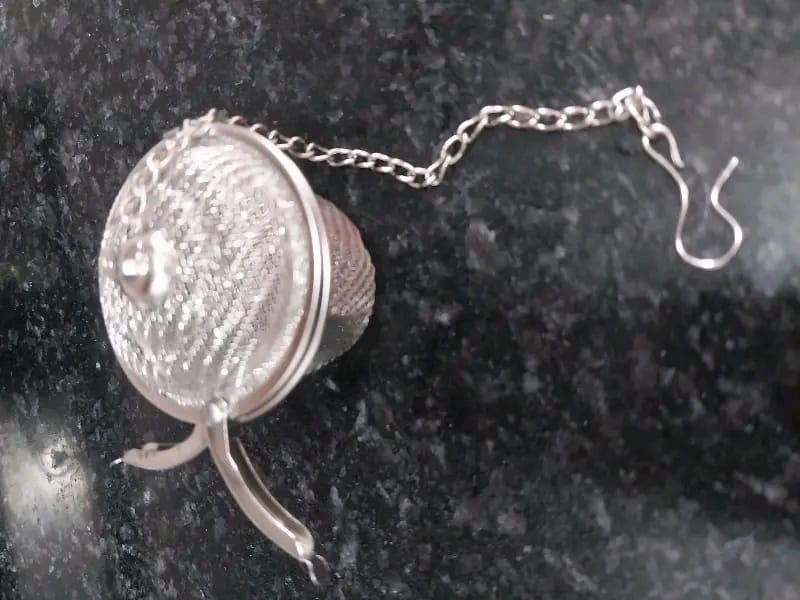 Customer photo review of Premium Stainless Steel Tea Strainer Tool | For Tea, Kadha, Soup, Biryani & More