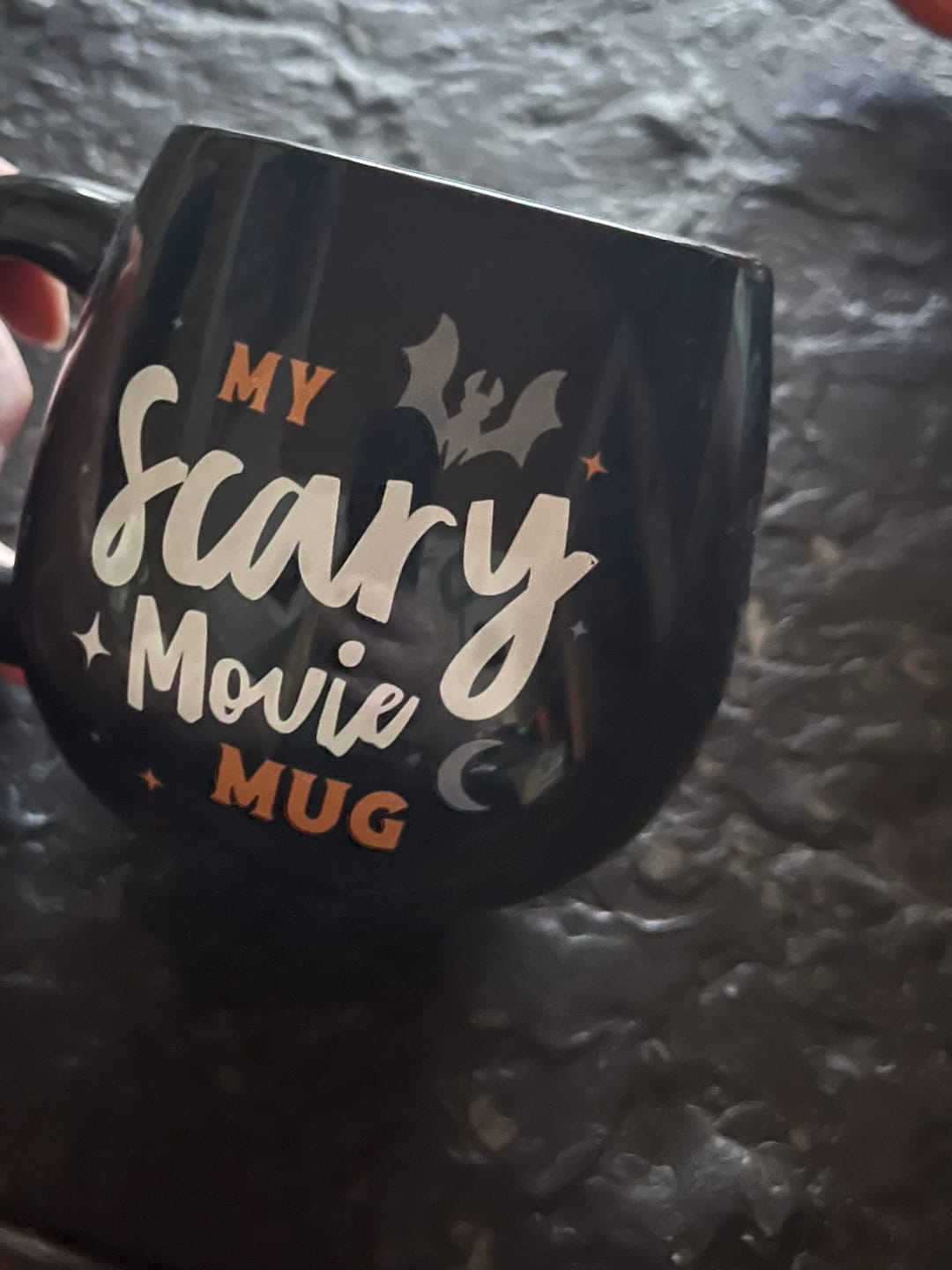 Customer photo review of My Scary Movie XL Tasse – schwarzes Hexen-Design