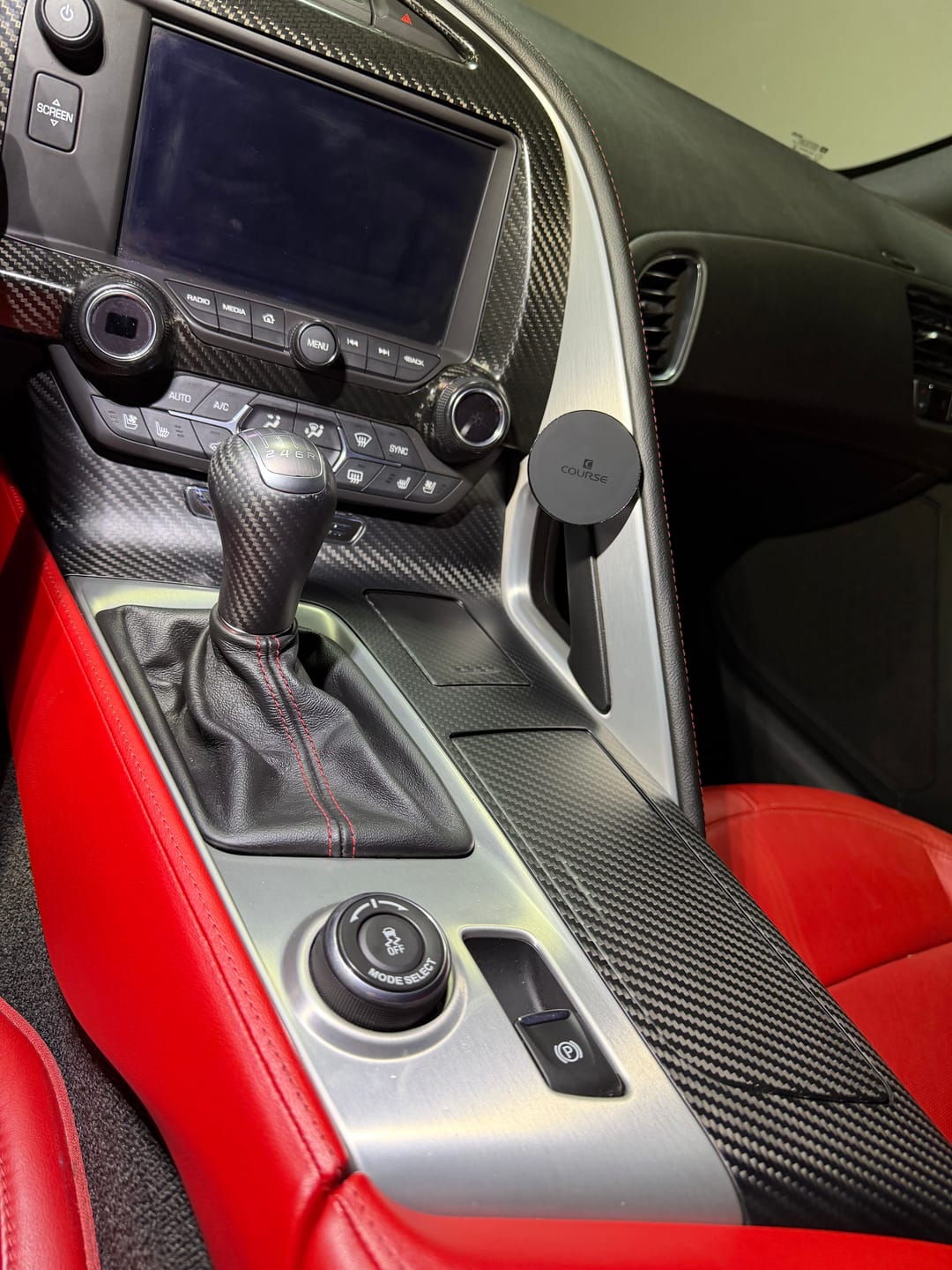 Customer photo review of C7 Corvette 2014-2019 Carbon Fiber Center Console Ashtray Cover