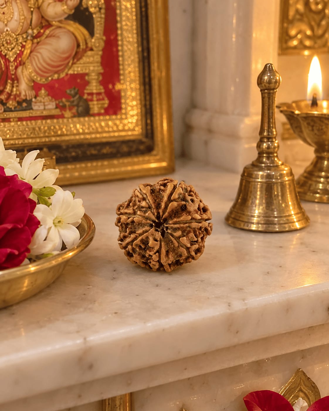 Customer photo review of 7 Mukhi Rudraksha (Nepali)