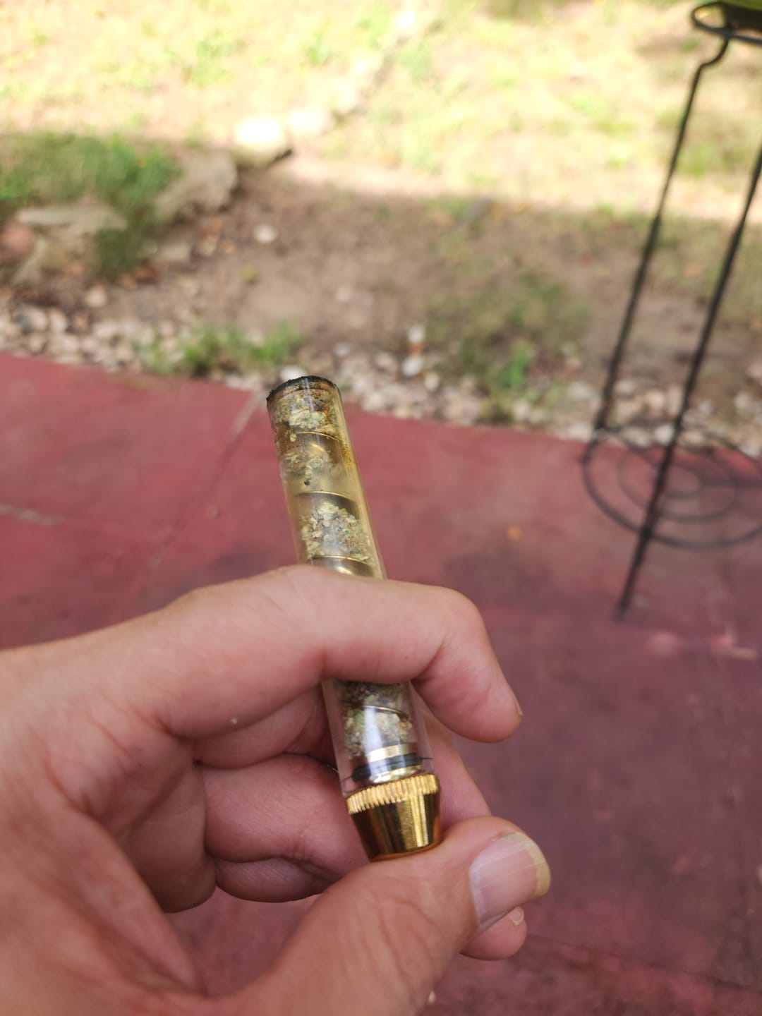 Customer photo review of Glass Blunt – Original Twisty Glass Blunt