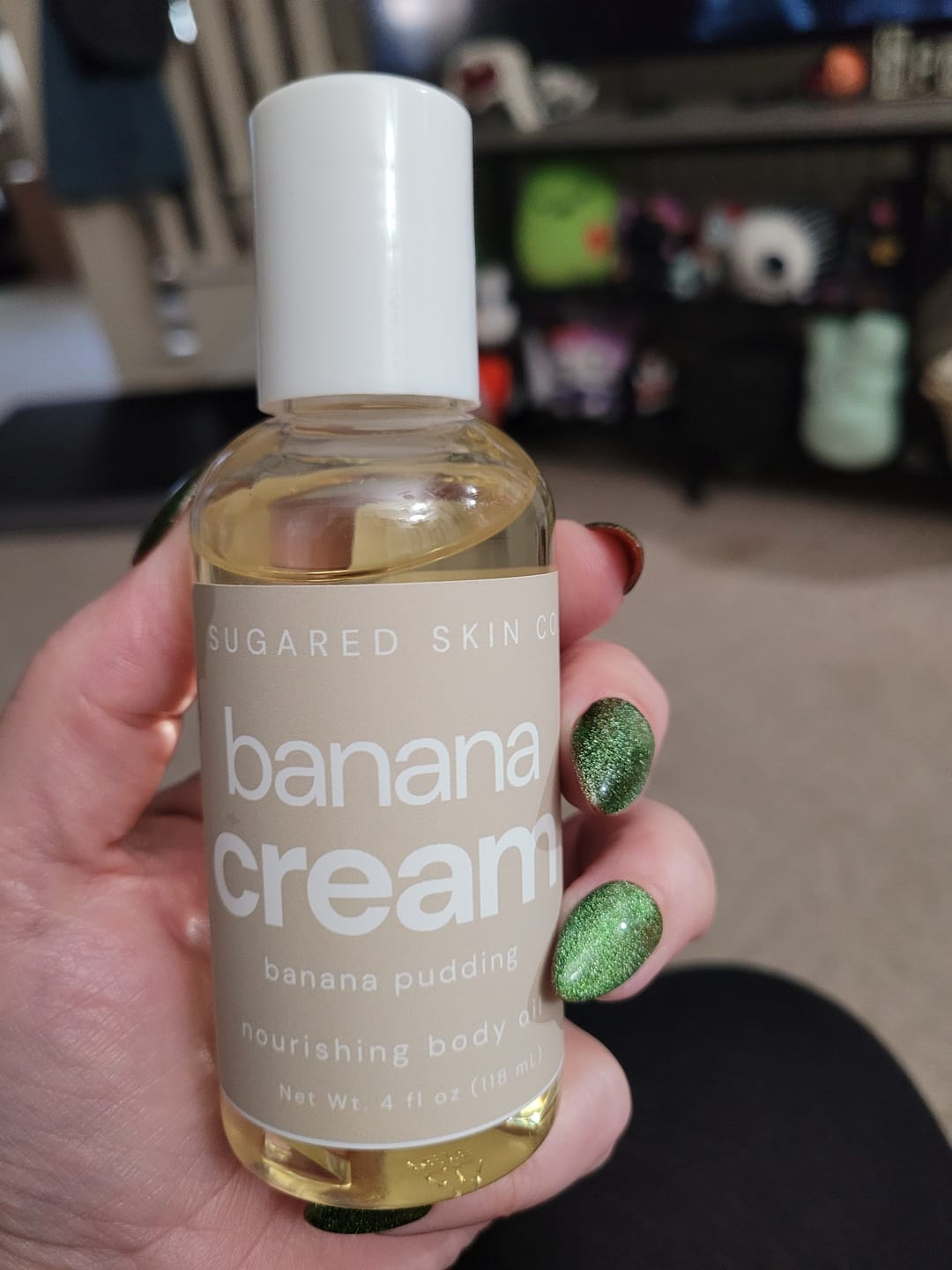 Customer photo review of Banana Cream Body Oil