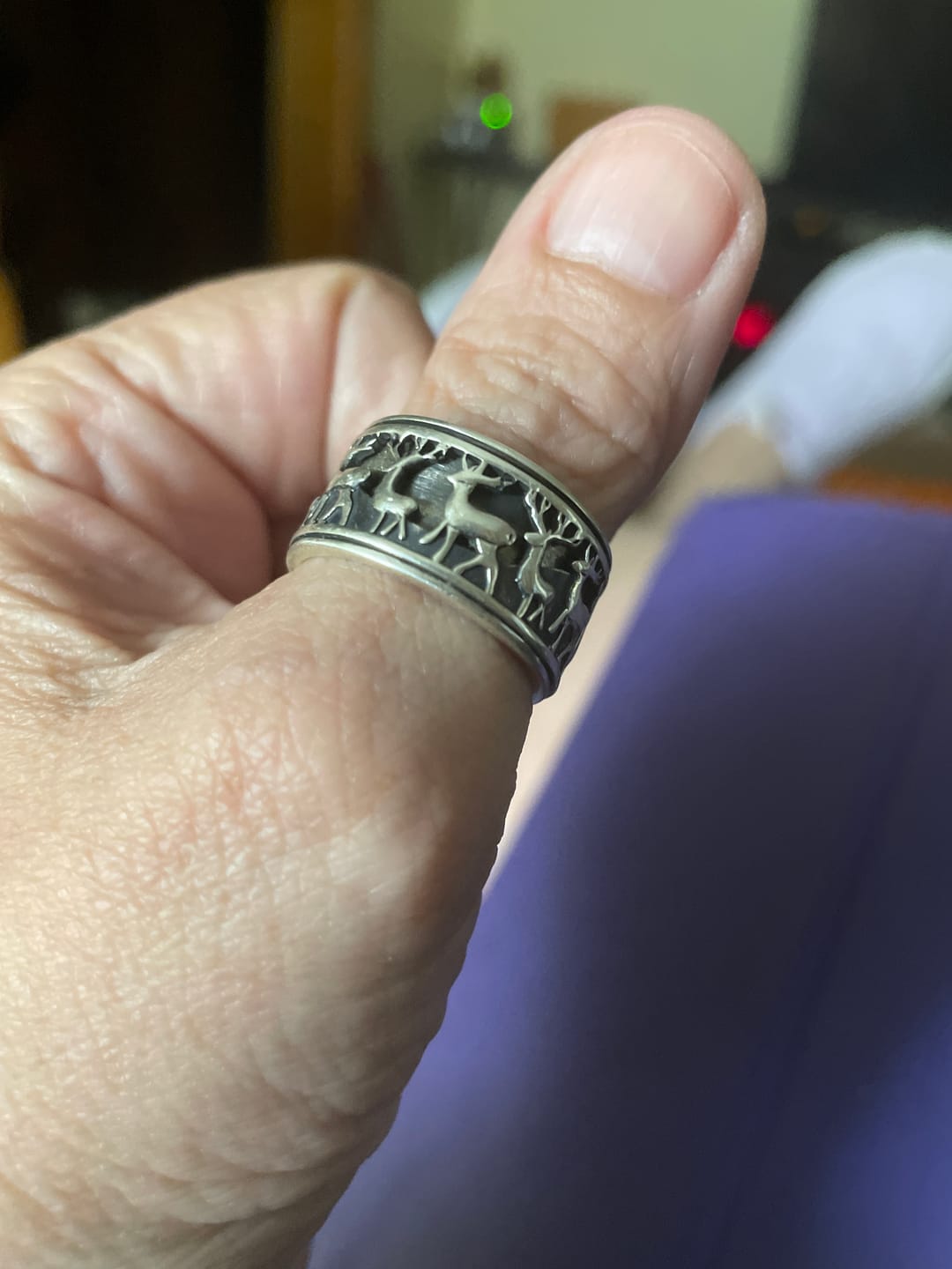 Customer photo review of Deers Fidget Ring