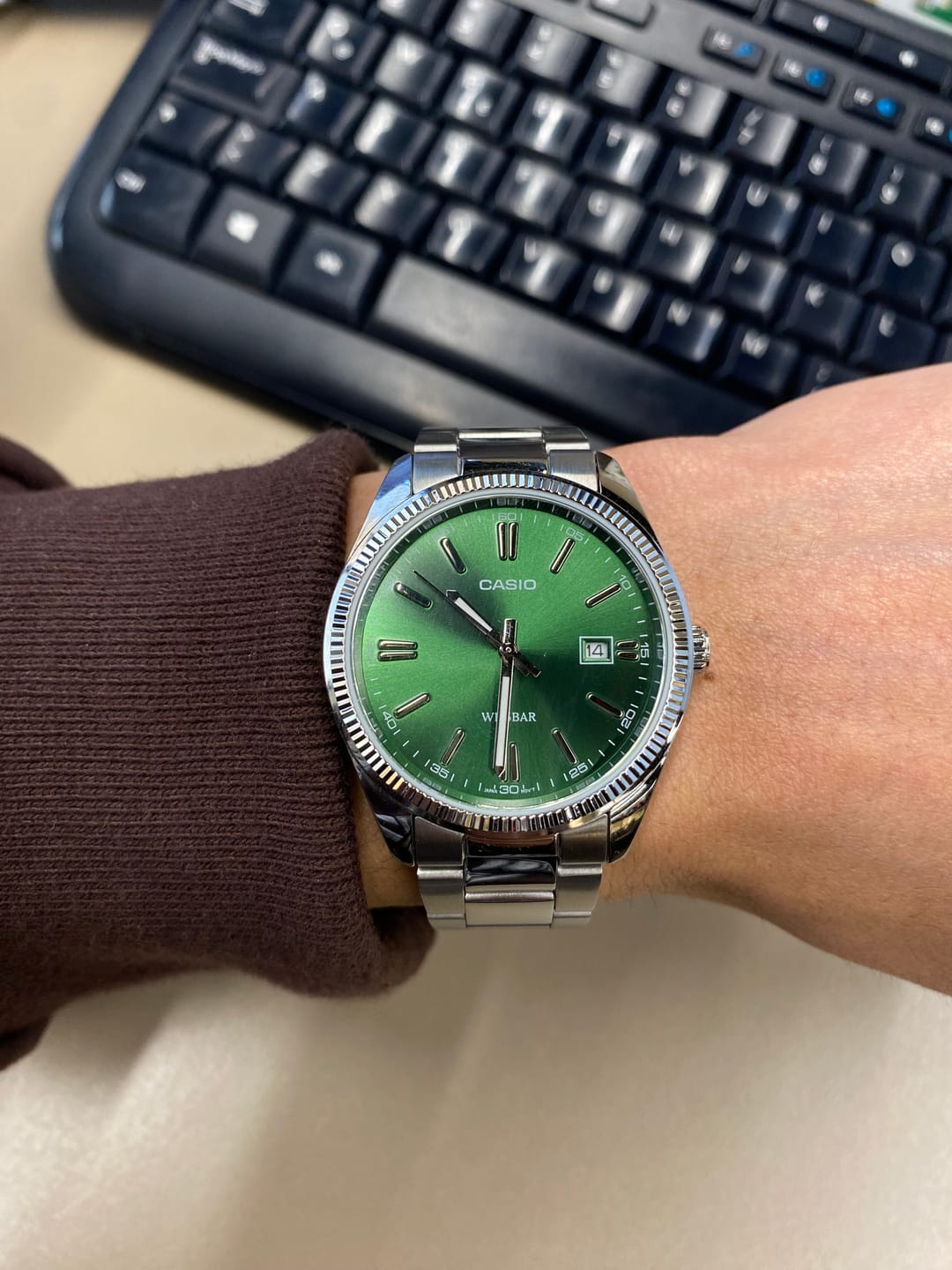 Customer photo review of Reloj Casio Análogo MTP-1302D-3AJF Verde 38,5mm JDM