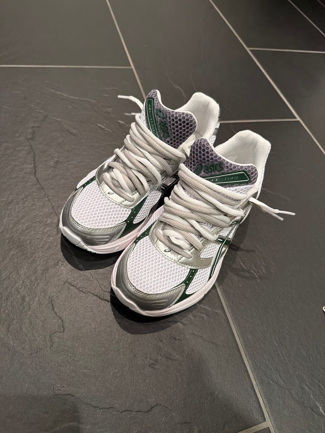 Customer photo review of GEL-1130 Forest Night - Double Laces