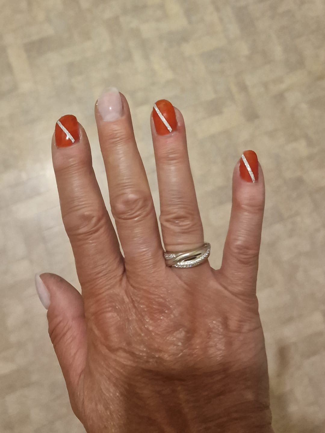 Customer photo review of Christmas Red Dipping Powder