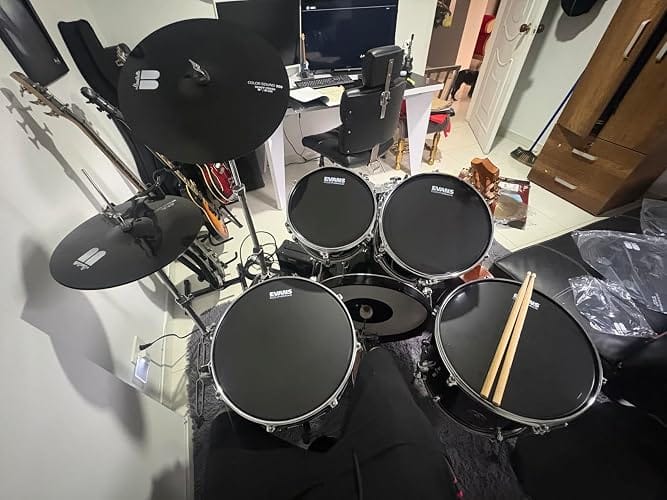 Customer photo review of Black Devil 6pcs Cymbal Pack