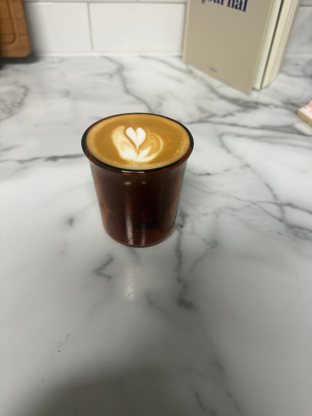 Customer photo review of FLUR Cortado Glasses