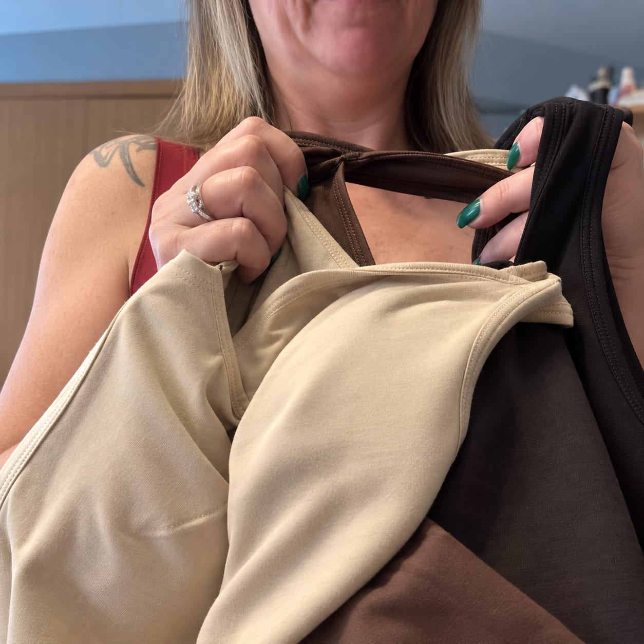 Customer photo review of Maggie's Tank Top