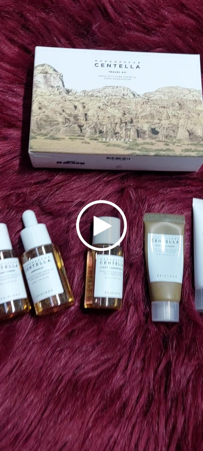 Customer video review of مجموعة السفر مدغشقر سنتيلا من سكين1004 - 5قطع
