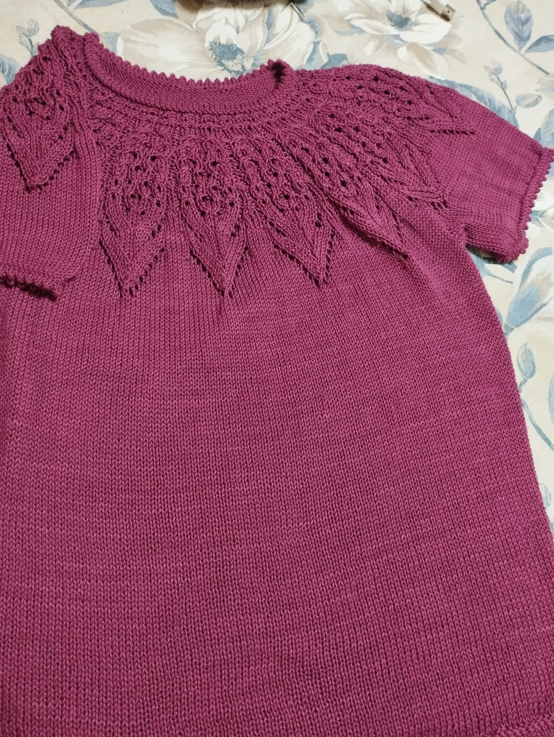 Customer photo review of Algodón pima bambú fingering obispo 385