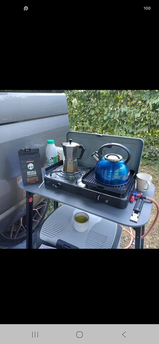 Customer photo review of Skull Crusher Coffee - Chocolate Hazelnut