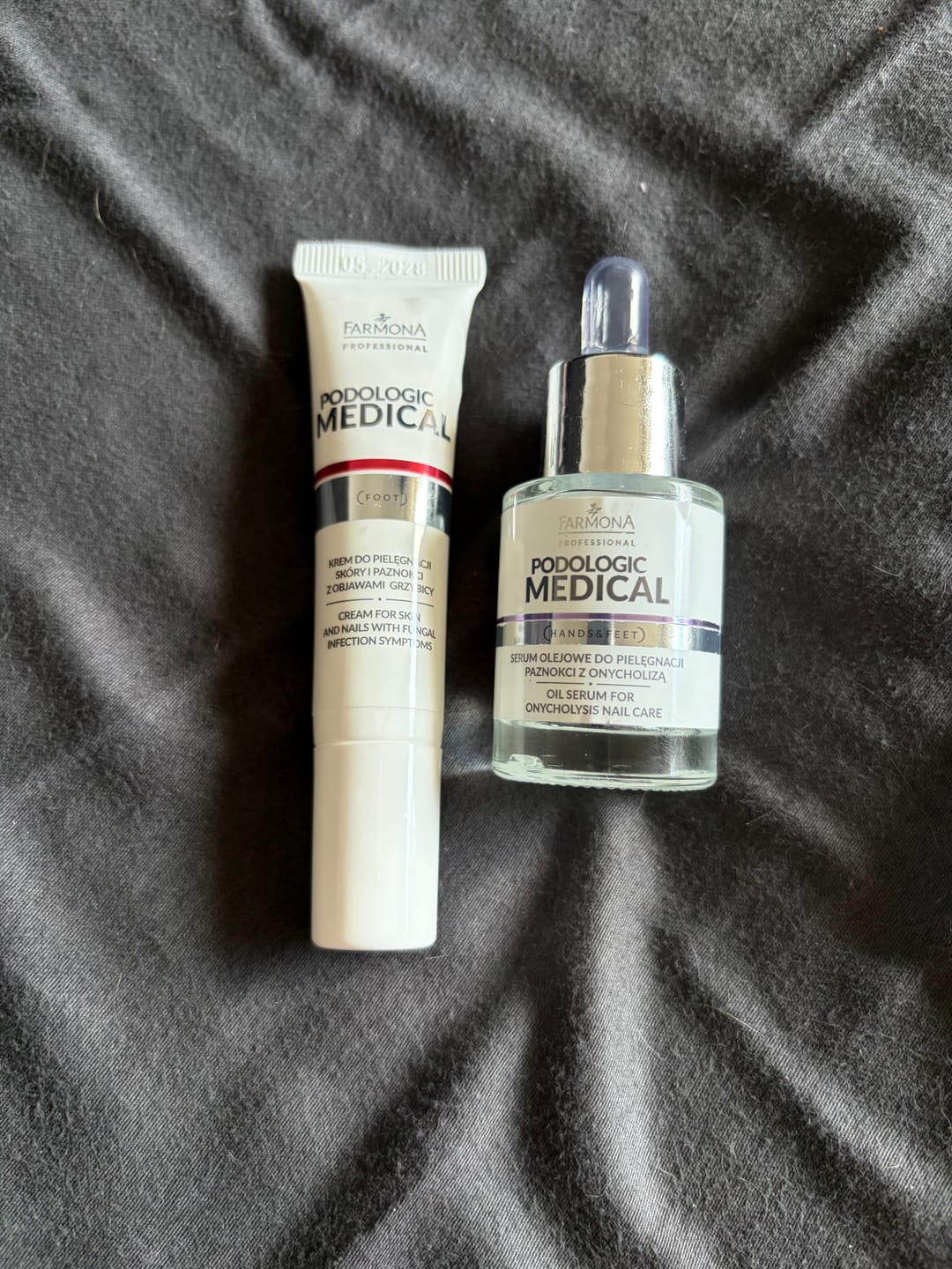 Customer photo review of Farmona podologic medical cream for skin and nail care with symptoms of mycosis 15 ml