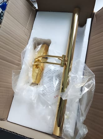 Customer photo review of Arandela Picture Light Bronze LED Quadros Design