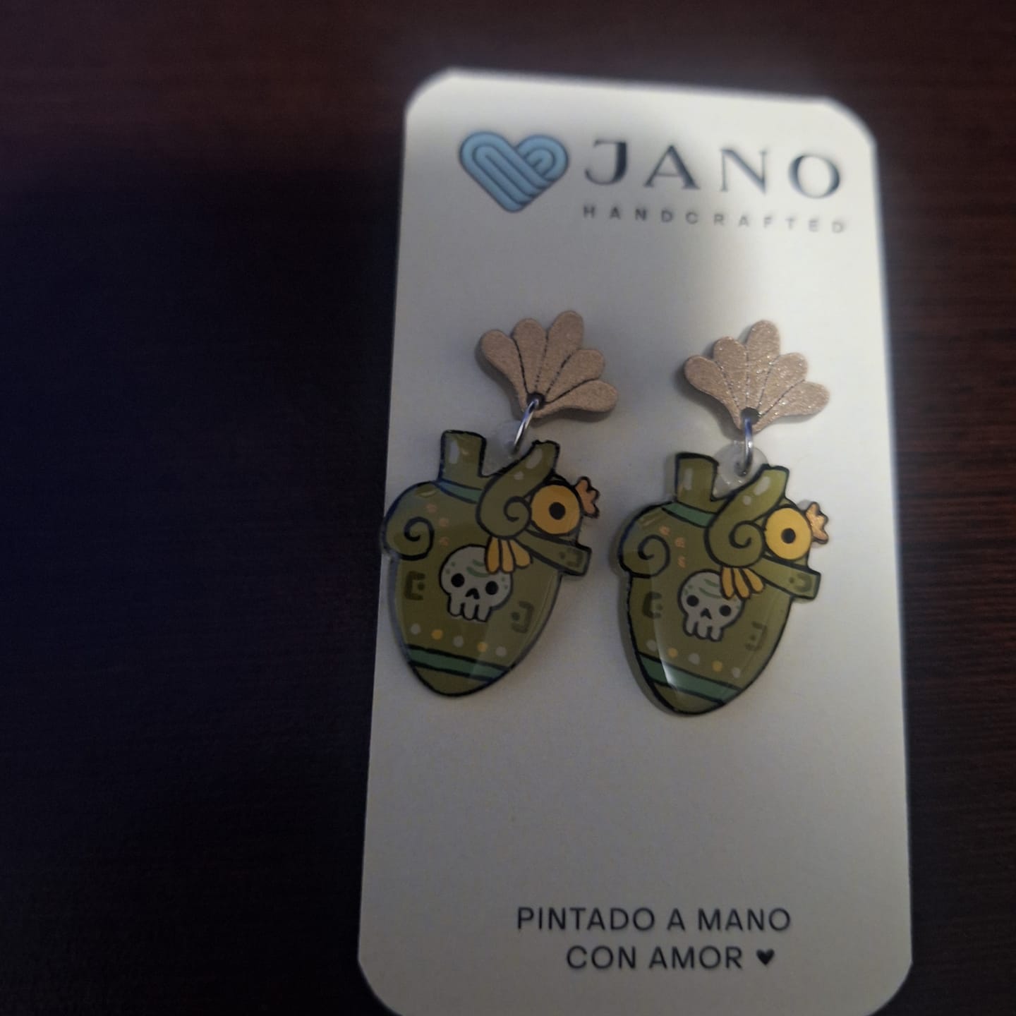 Customer photo review of Aretes Largos | Mictlán