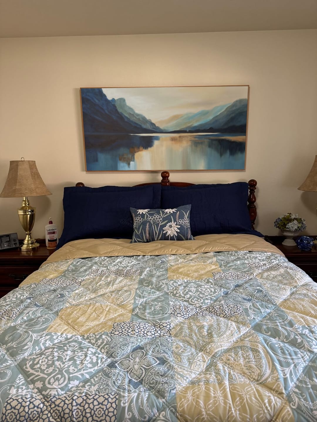 Customer photo review of Ocean And Sky Abstract Wall Art #OS146