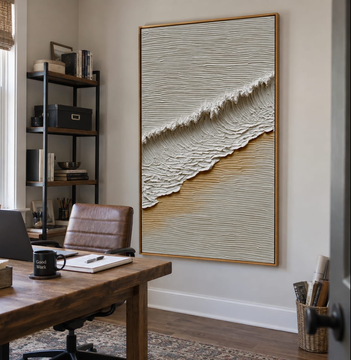 Customer photo review of Tidal Fold-Relief Painting