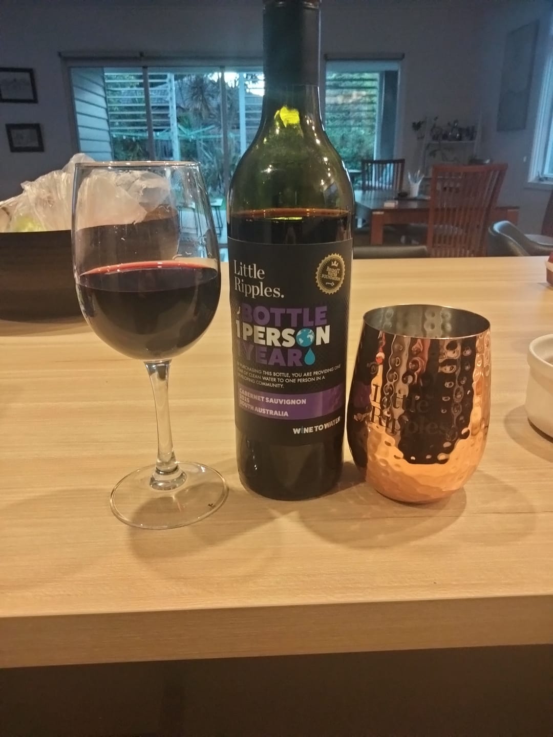 Customer photo review of Hammered Copper Wine Mug GWP