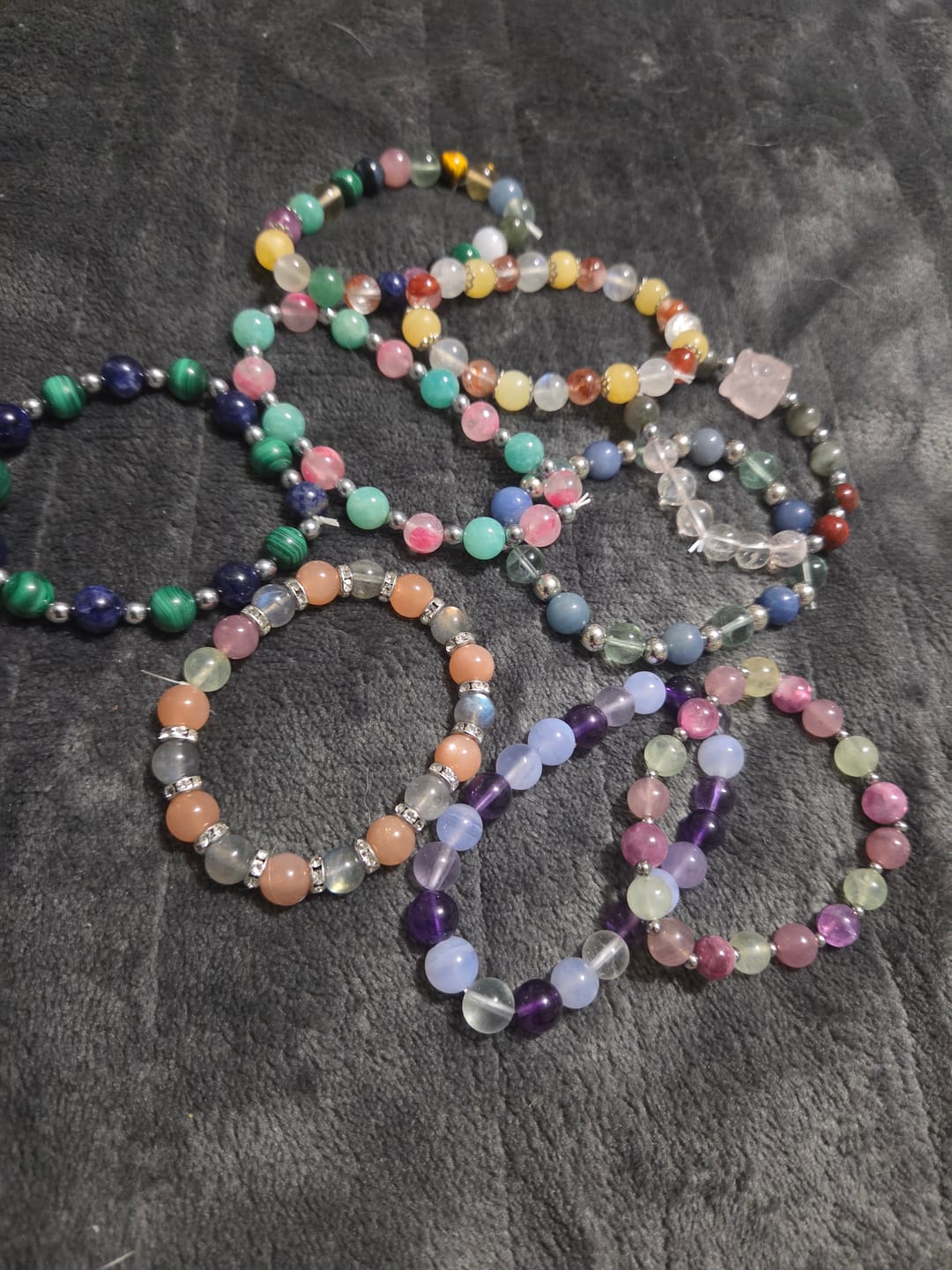 Customer photo review of Kiki Crystal DIY Beads Mystery Capsules – Collect, Match & Create Your Own Bracelet！✨