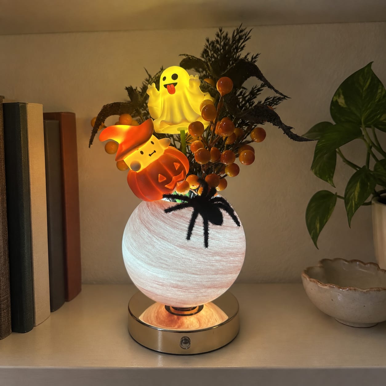 Customer photo review of pumpkin bloom lamp