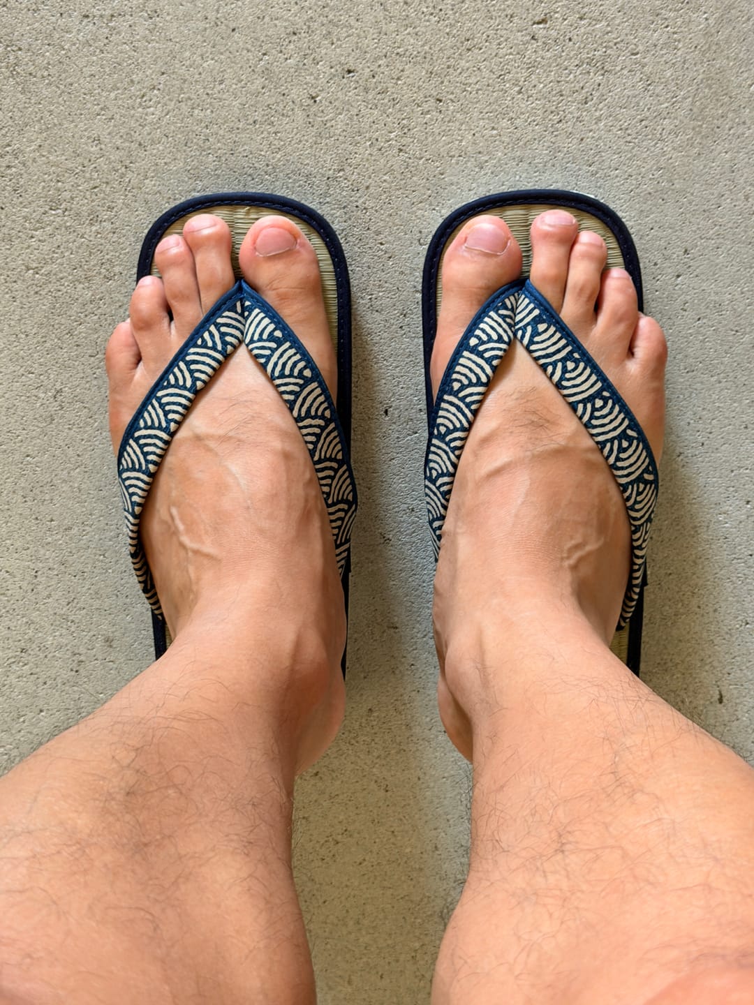 Customer photo review of Japanische Schuhe Zori - Seigaiha