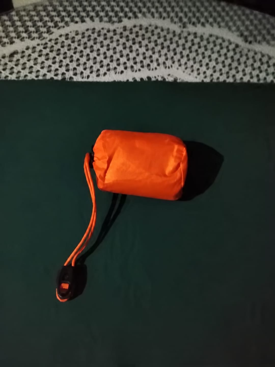 Customer photo review of Saco Vivac Térmico de Emergencia