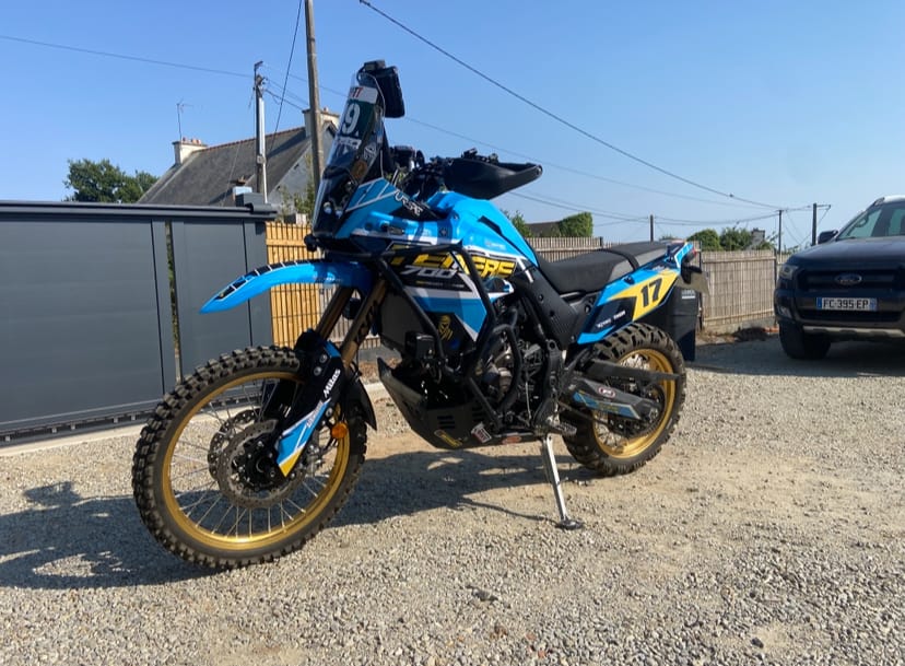 Customer photo review of Kit Déco YAMAHA 700 TENERE - TURQUOISE