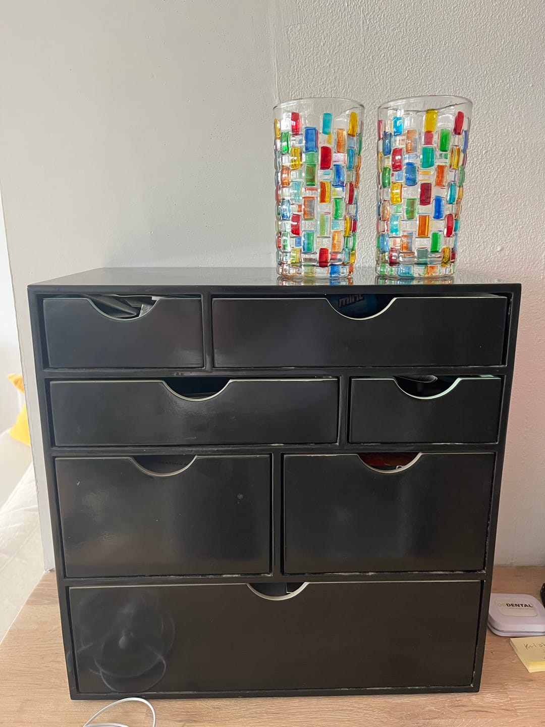 Customer photo review of Tessera Hand-Painted Mosaic Glass
