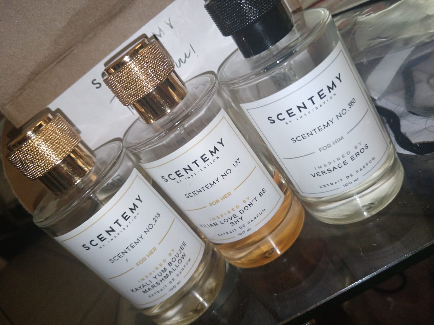 Customer photo review of Limited Time Only: Buy 1 Get 2 FREE 100ml Perfume Bundle