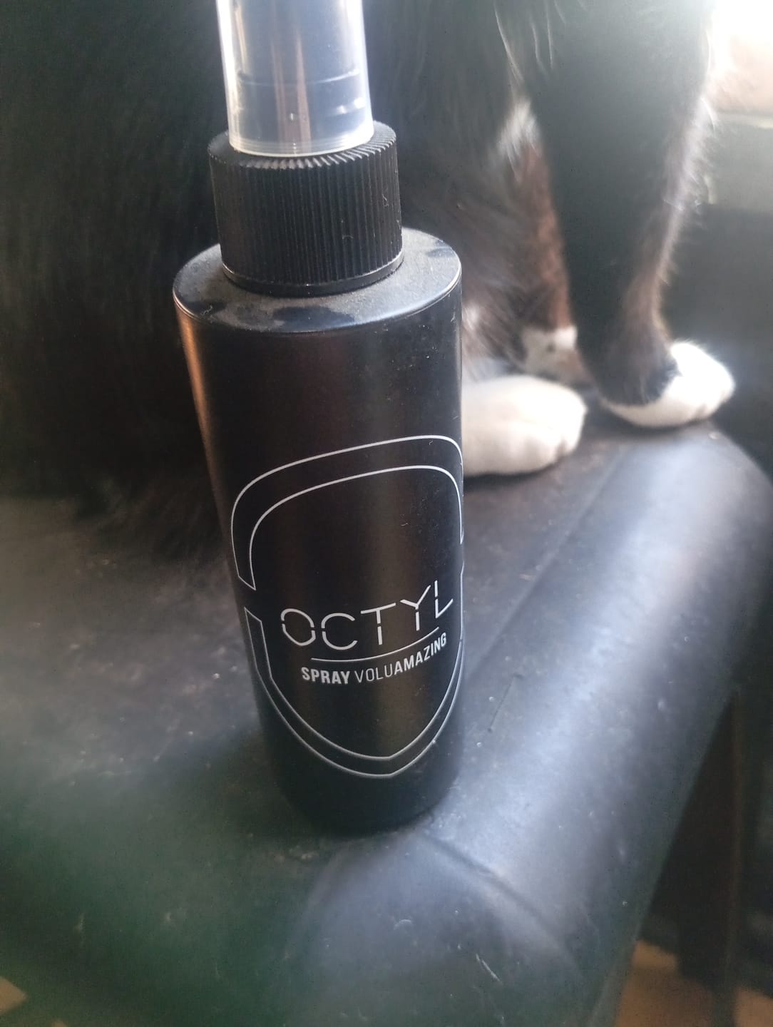 Customer photo review of Spray Fijación Media Fuerte Voluminizador Octyl