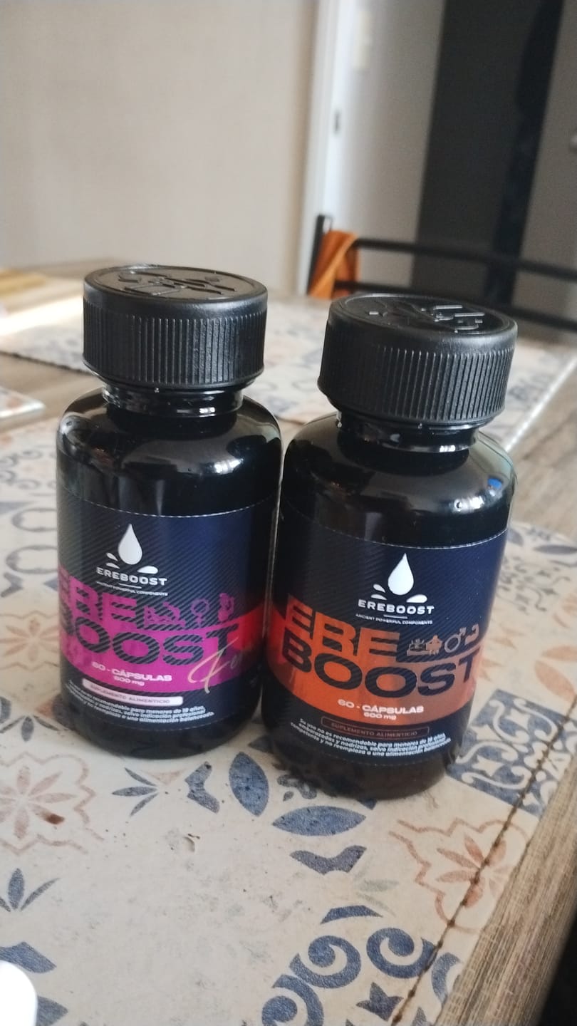 Customer photo review of EREBOOST | 60 Cápsulas