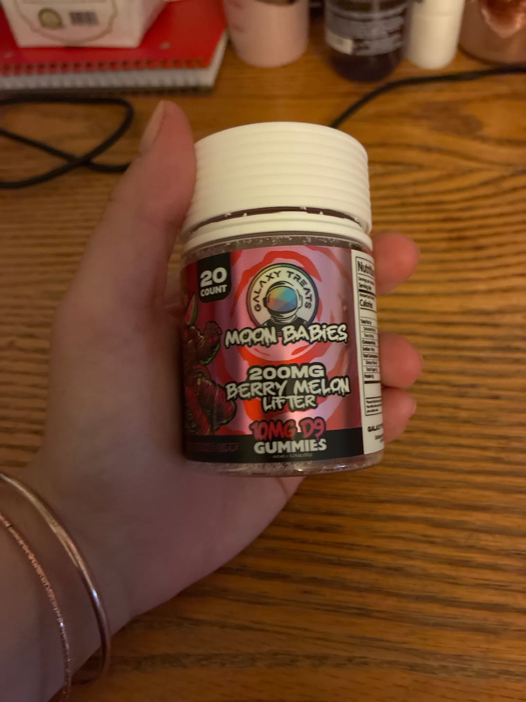 Customer photo review of Berry Melon Lifter D9 Gummies