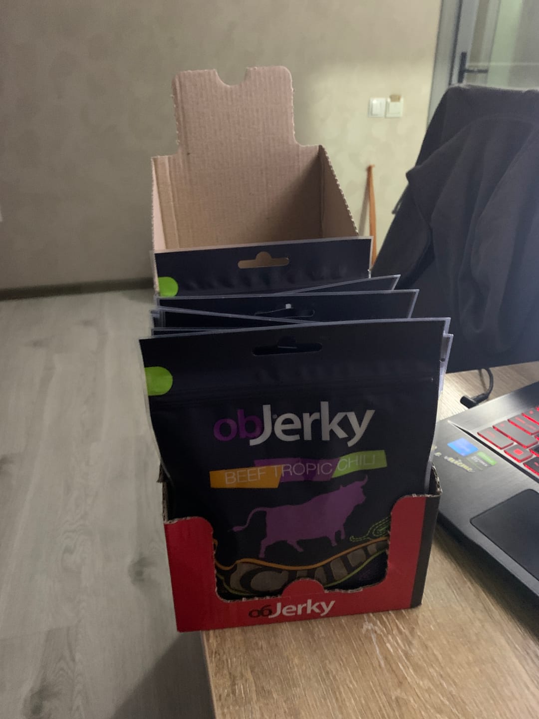 Customer photo review of ObJerky Яловичина Тропік Чилі в'ялена, 10 x 50 гр.